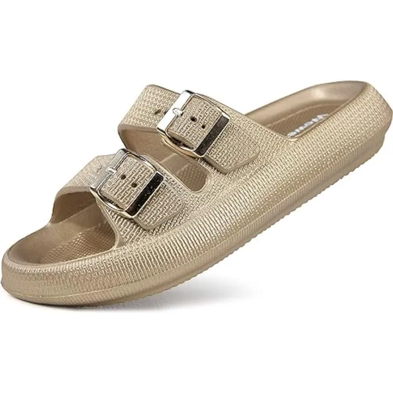 Adjustable Dual-Strap Comfort Sandals