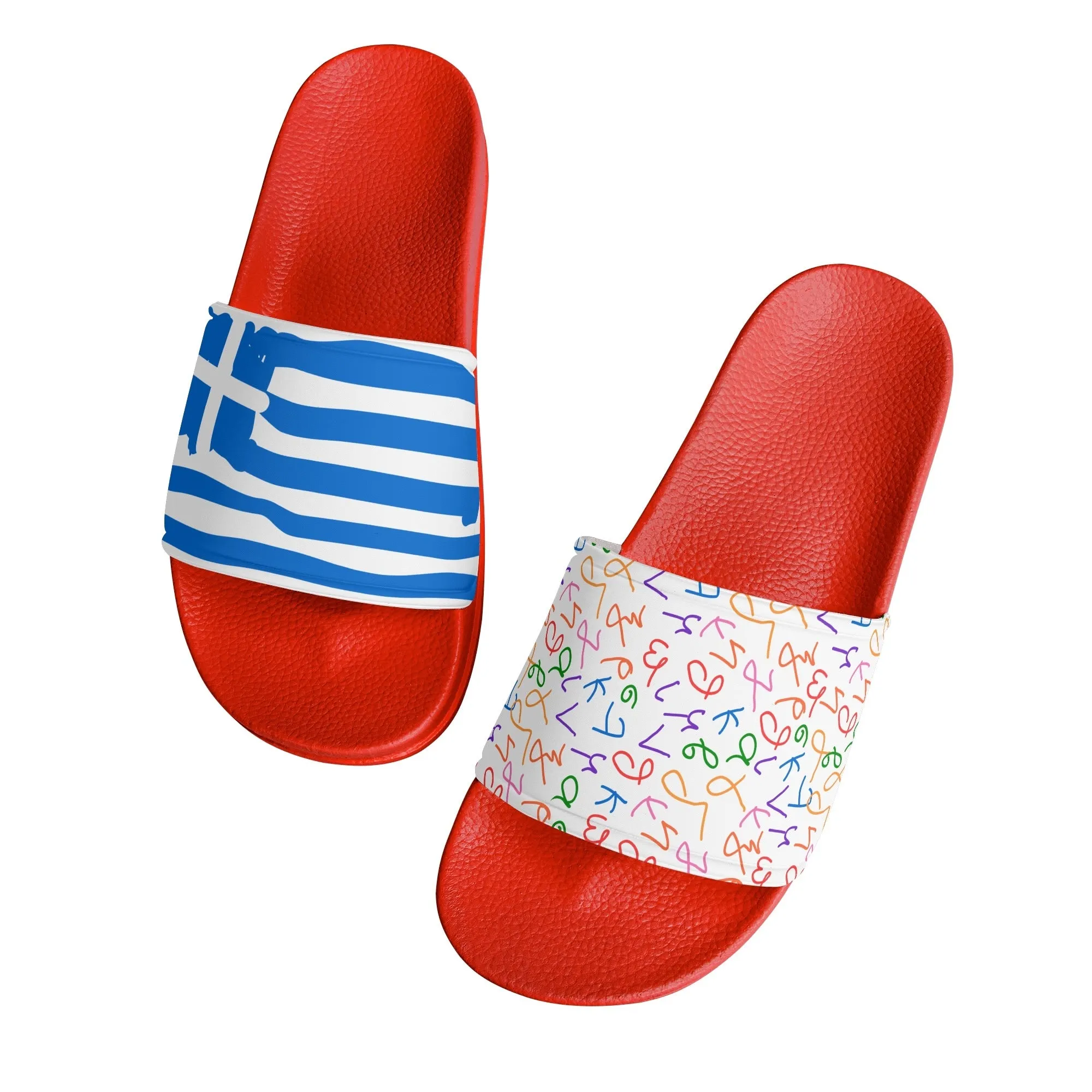 Back to Greek School Womens Slides