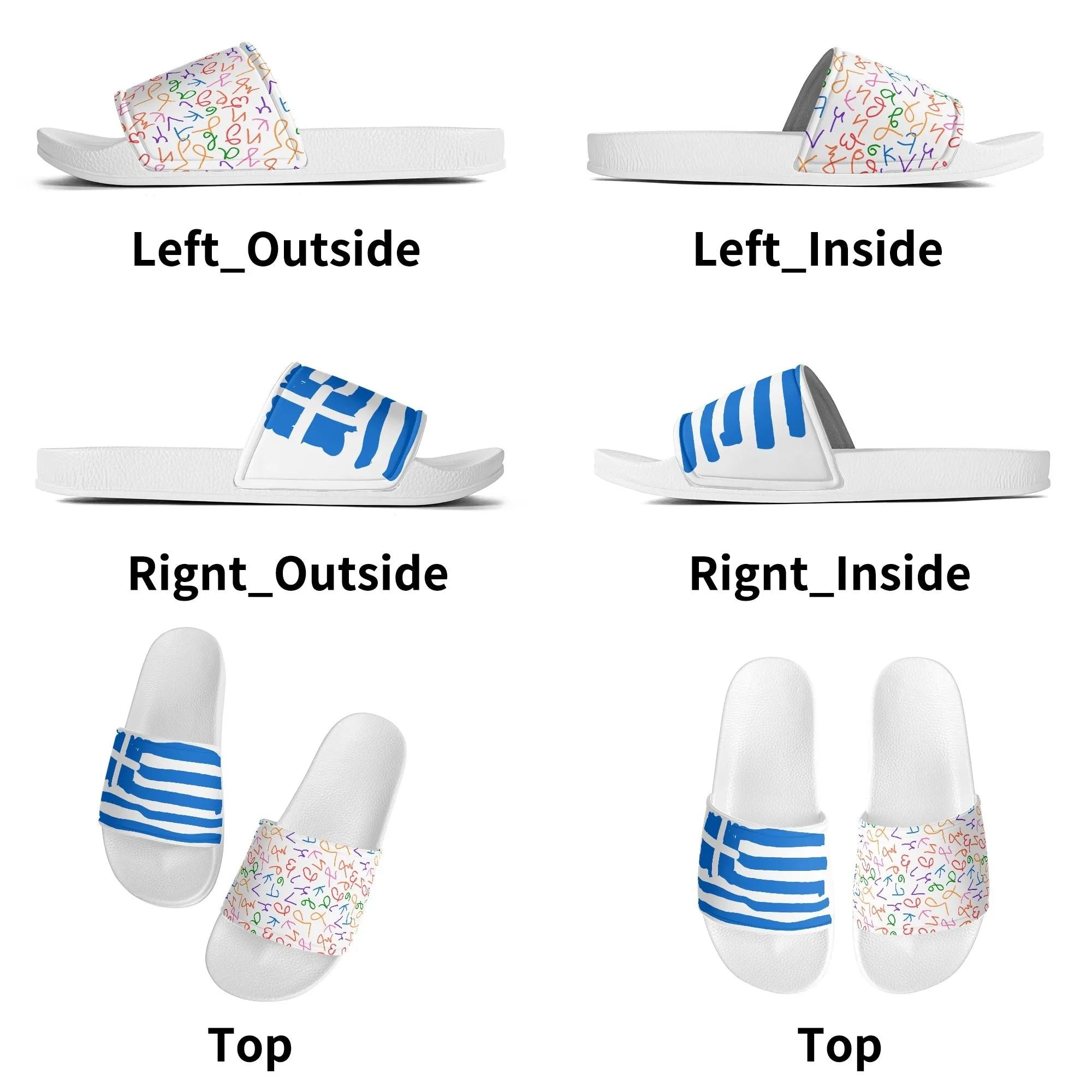 Back to Greek School Womens Slides