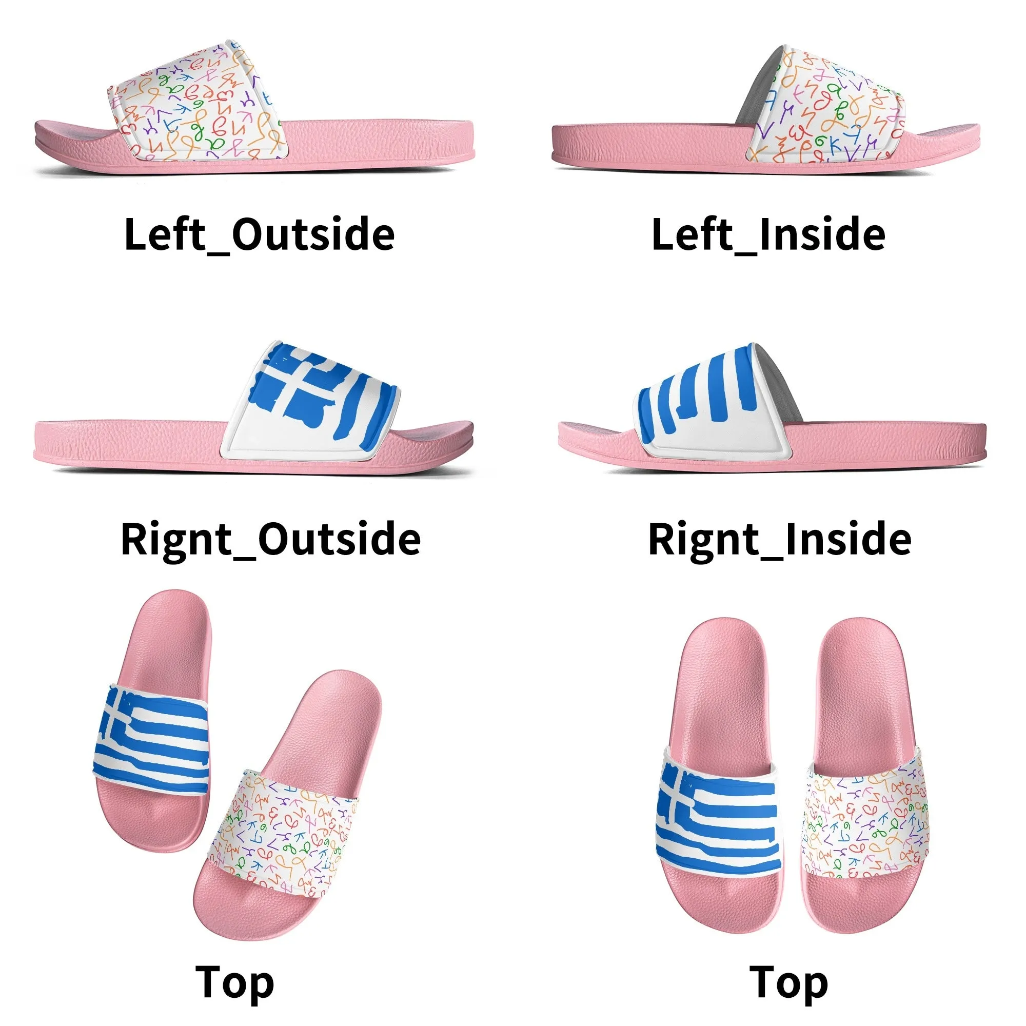 Back to Greek School Womens Slides