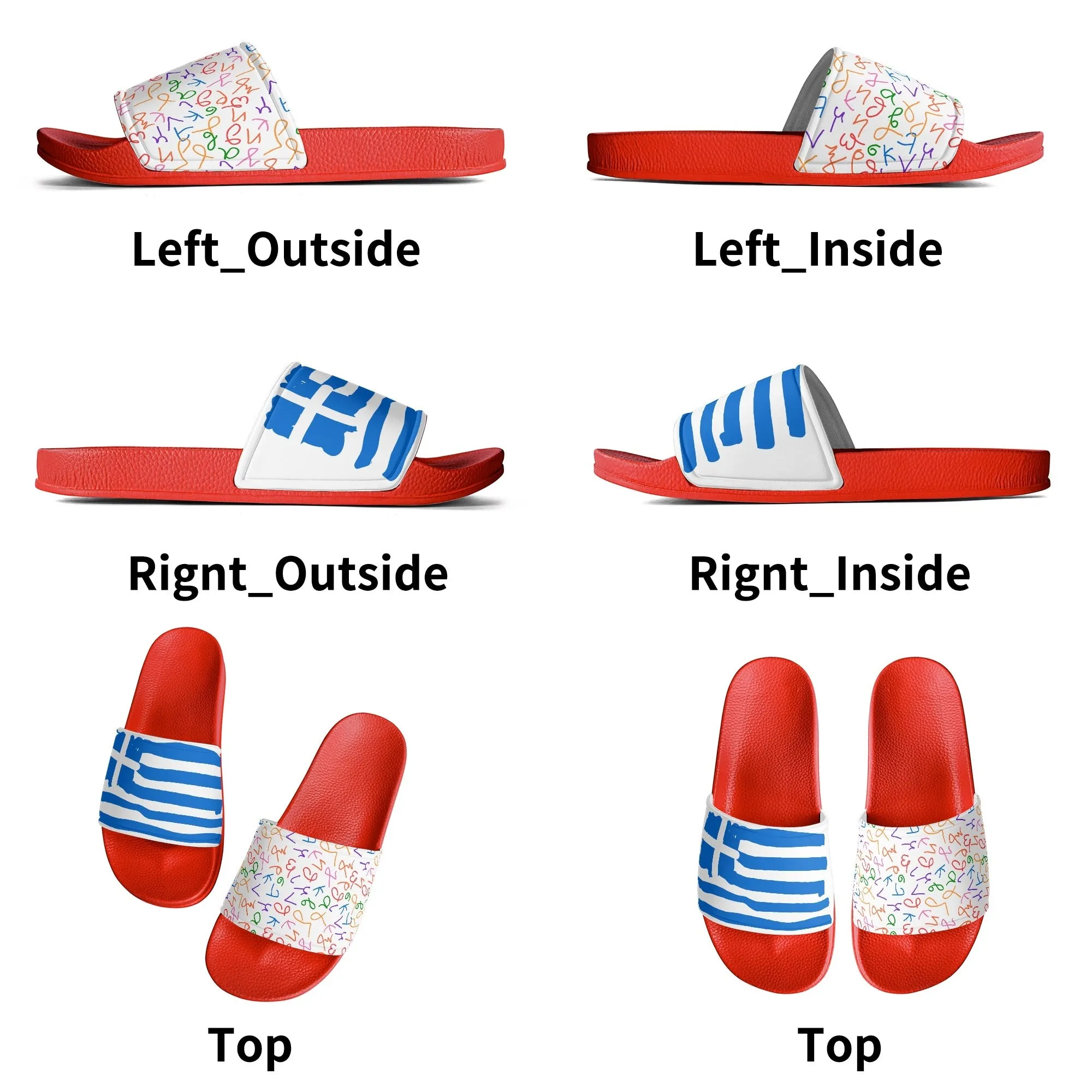 Back to Greek School Womens Slides