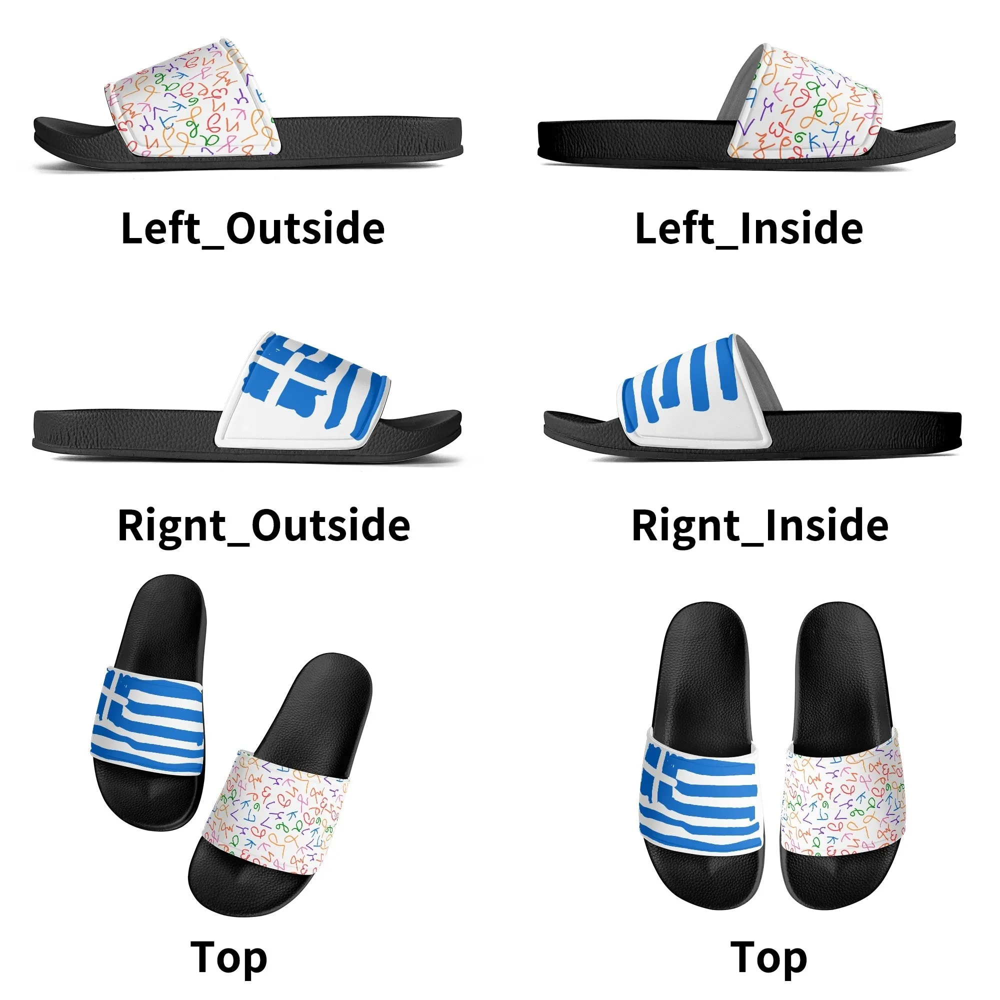 Back to Greek School Womens Slides
