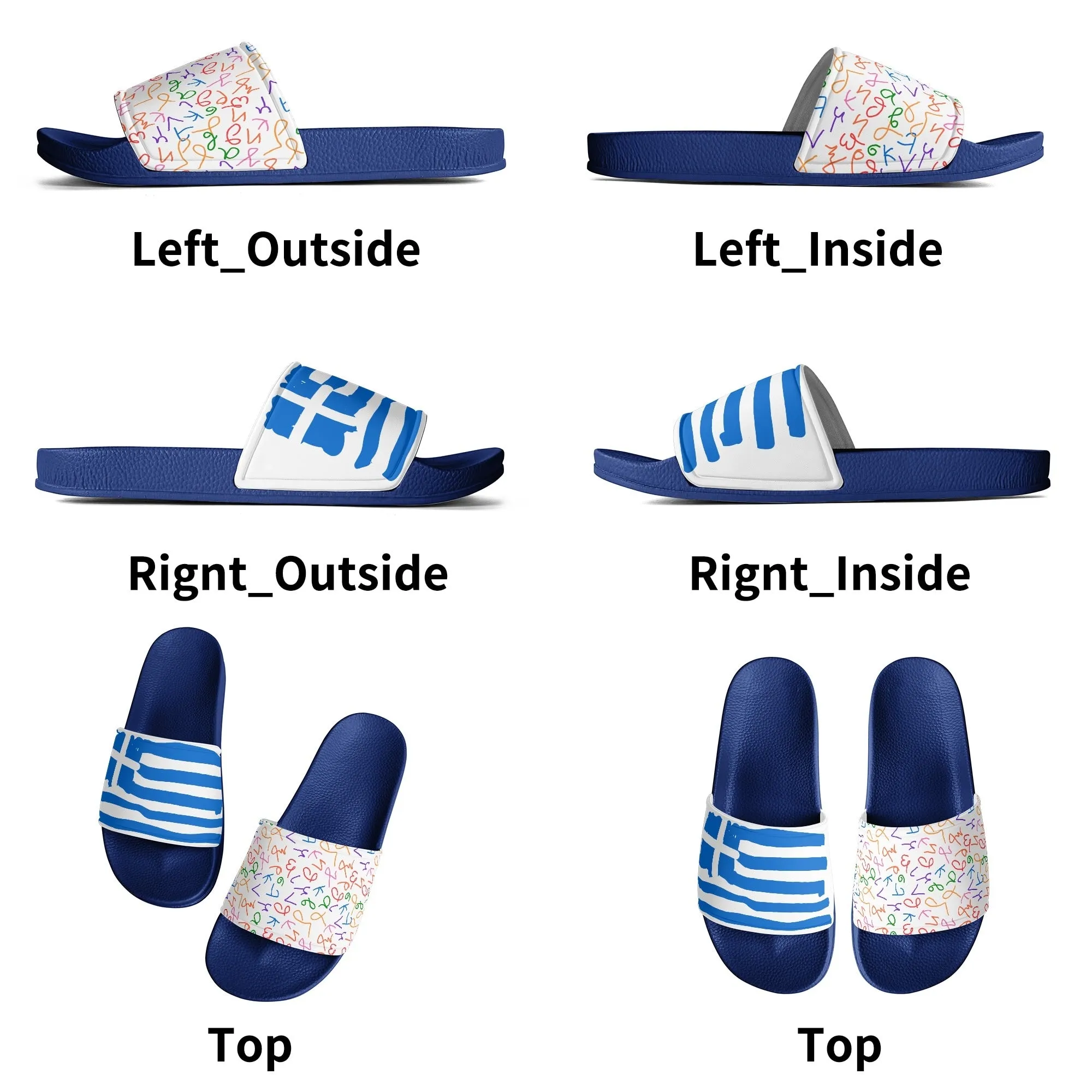 Back to Greek School Womens Slides
