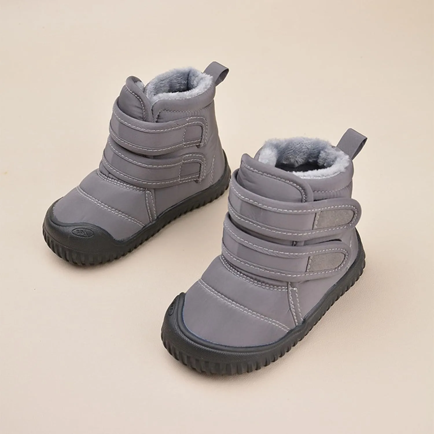 Girls Boys Warm Fr Lined Winter Snow Boots Waterroof Outdoor Ankle Booties Comfortable Shoes Tall Boots for Girls