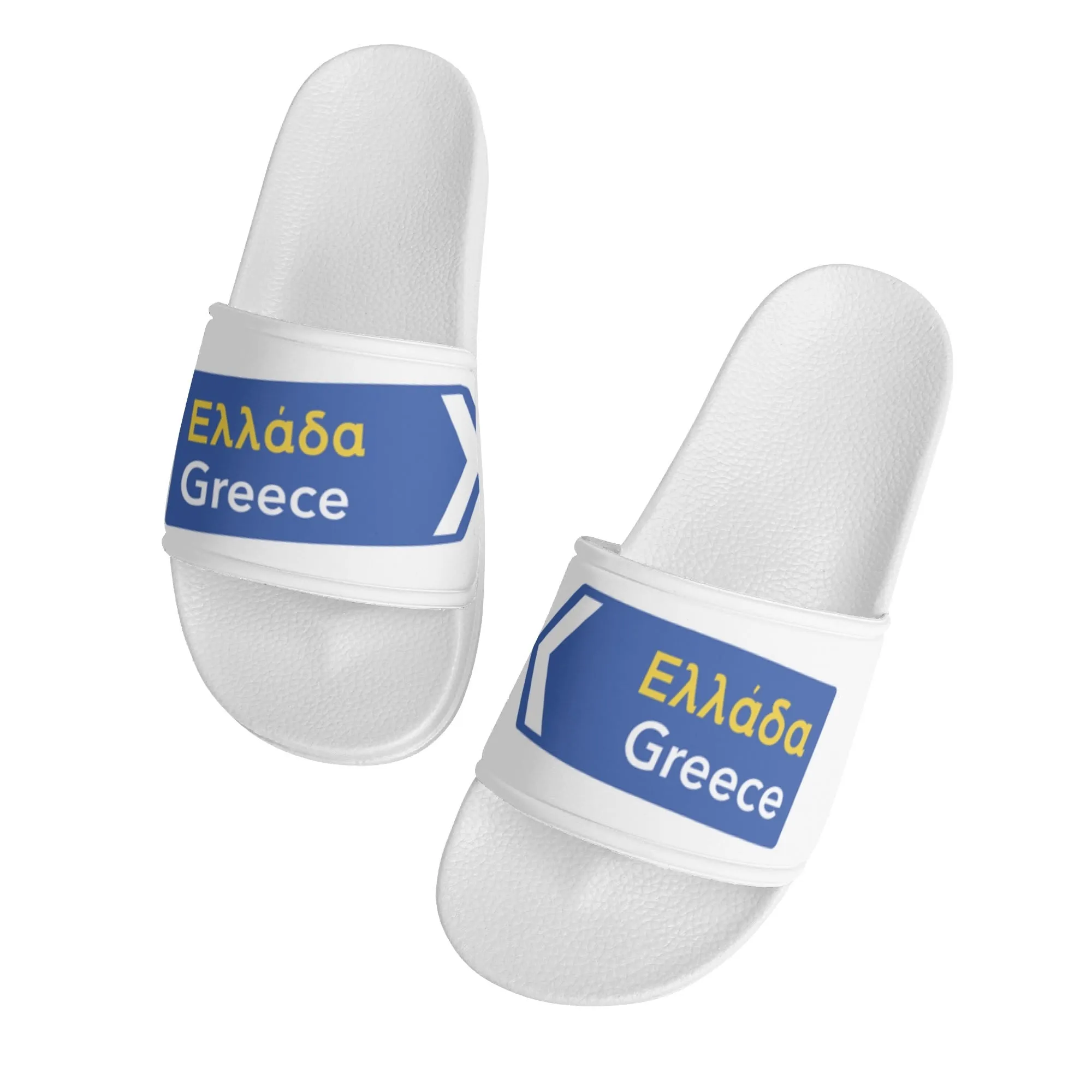 Happy Travels Mens Slides