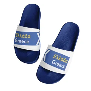 Happy Travels Mens Slides