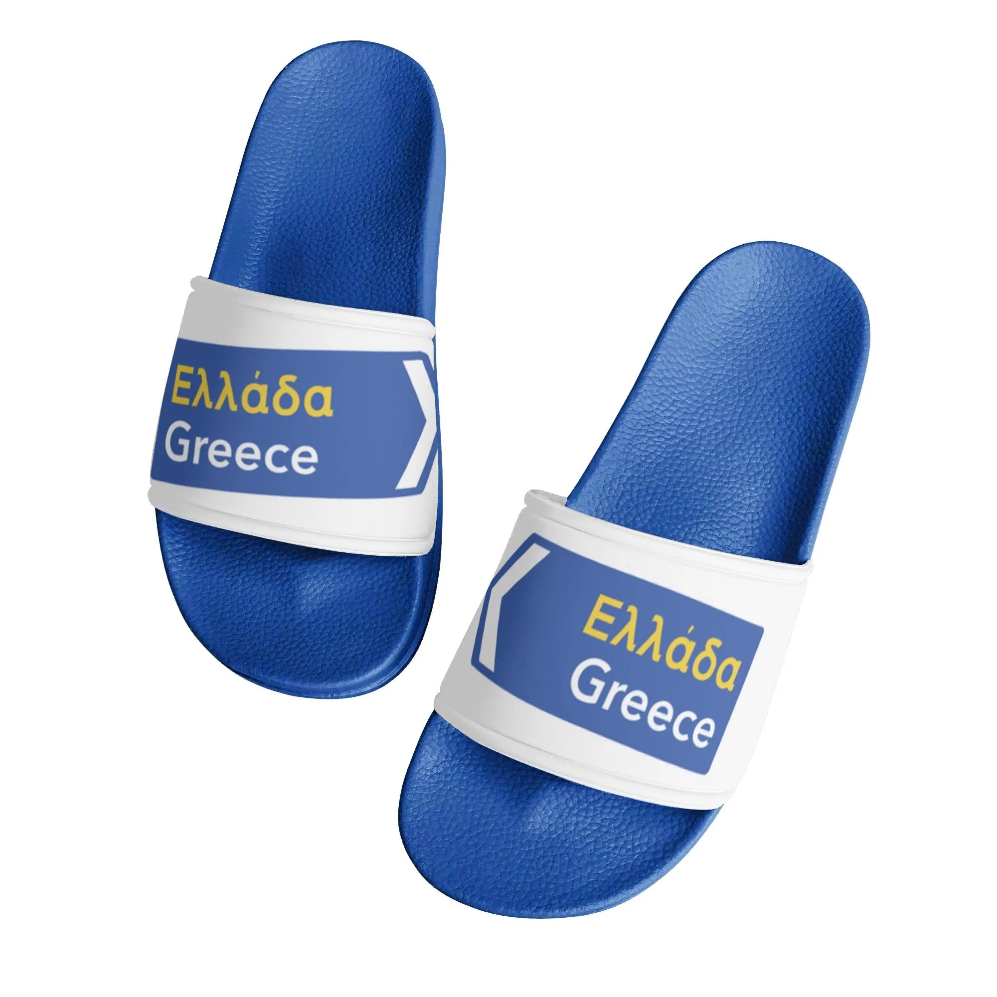 Happy Travels Mens Slides