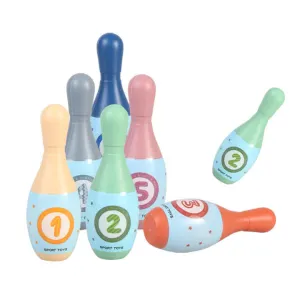 Kids Sports Toys Bowling Ball Toy Ring-مجموعة حلقات لعبة كرة البولينج