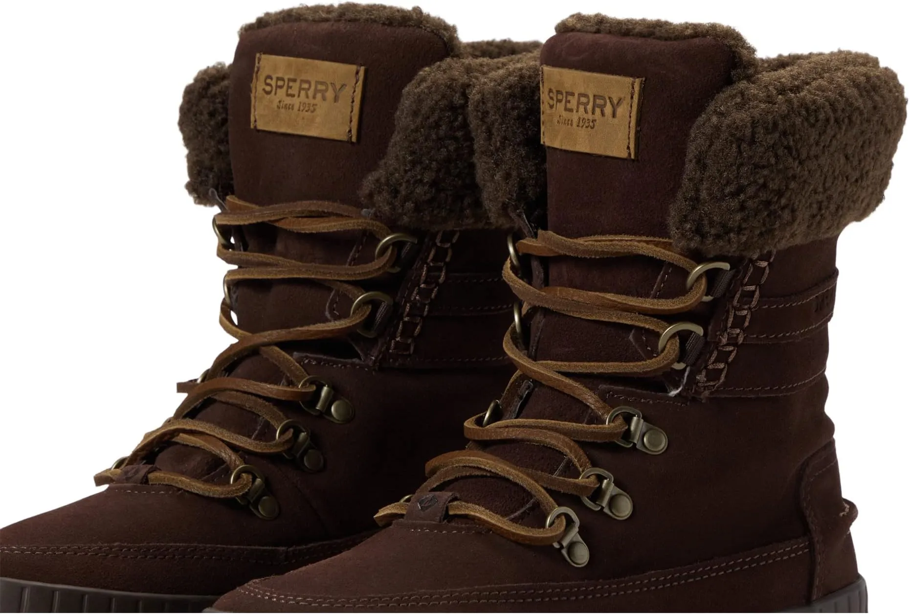 Lace-up boots Torrent Winter Boot Suede Sperry, Dark Brown