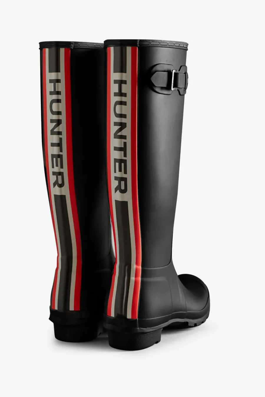 Original Tall Tri Colour Logo Boot Black