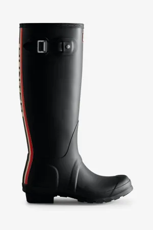 Original Tall Tri Colour Logo Boot Black
